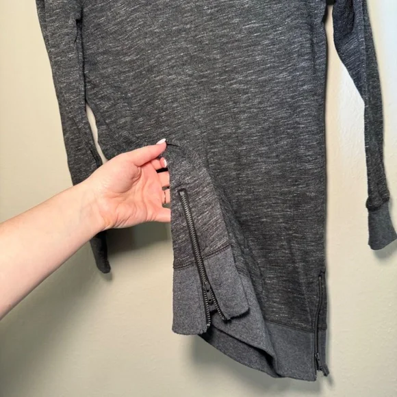 Banana Republic Knit Jersey Dress Women's SM Grey Casual Comfy - Picture 3 of 5